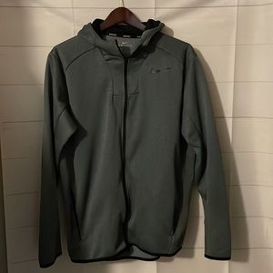 Nike Golf Men's Jacket S Grey Long Sleeve Hoodie Zip Front Pockets L